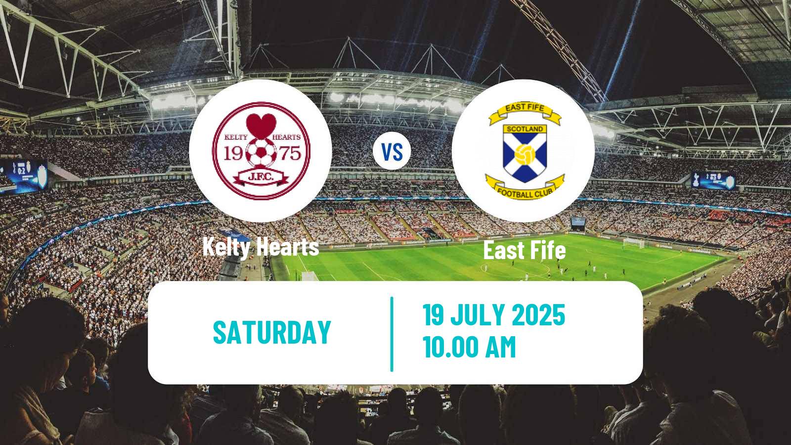 Soccer Scottish League Cup Kelty Hearts - East Fife
