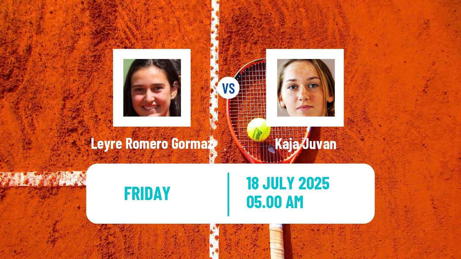 Tennis WTA Hamburg Leyre Romero Gormaz - Kaja Juvan