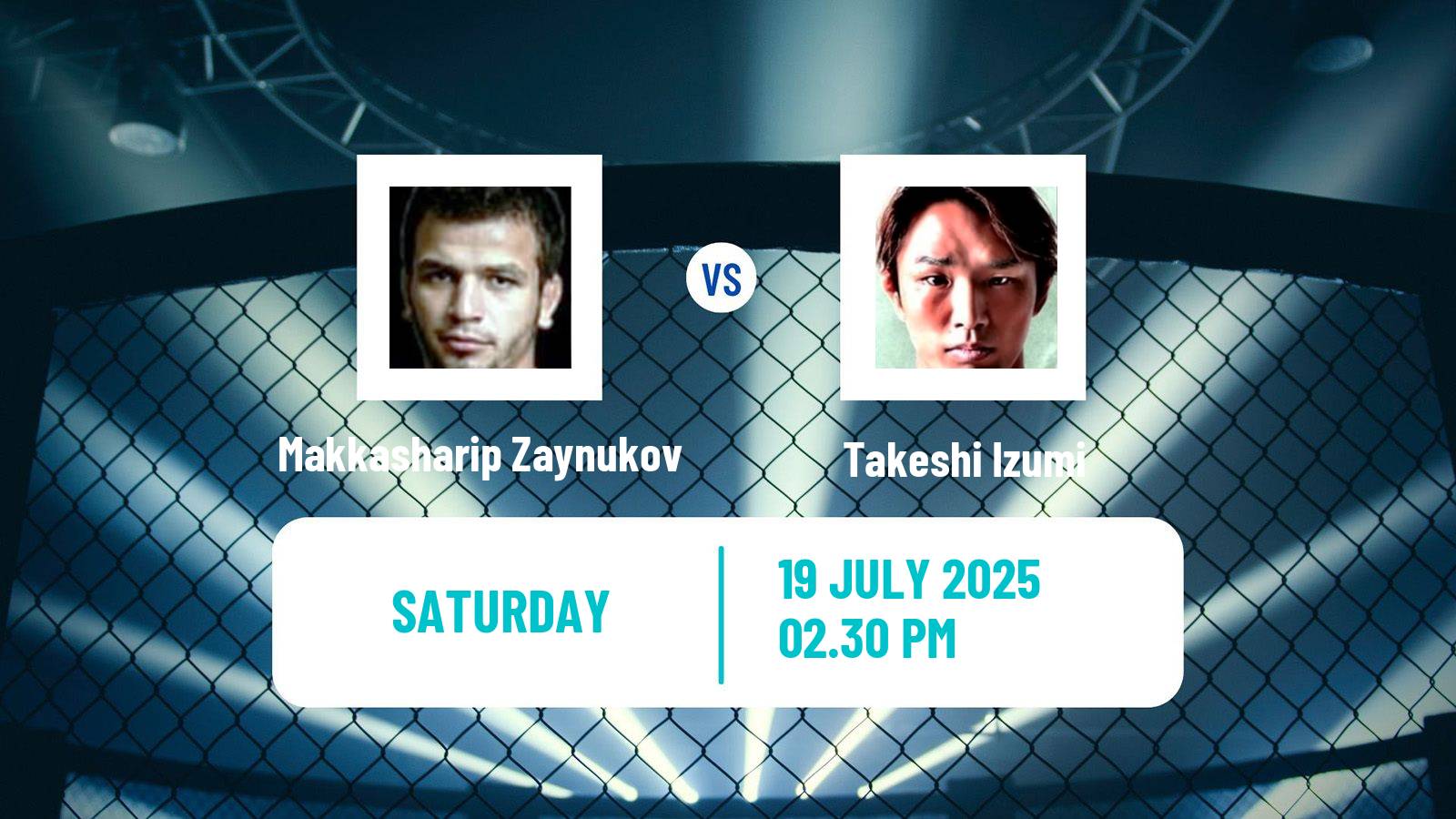 MMA Lightweight Pfl Men Makkasharip Zaynukov - Takeshi Izumi