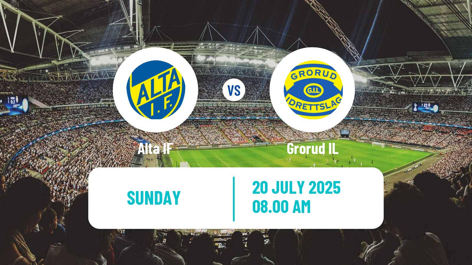 Soccer Norwegian Division 2 - Group 2 Alta - Grorud