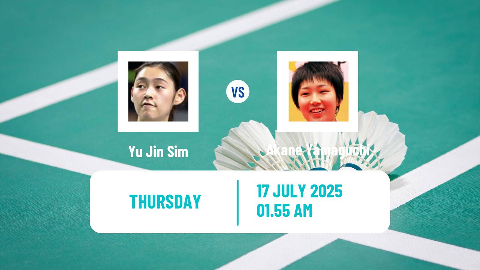 Badminton BWF World Tour Japan Open Women Yu Jin Sim - Akane Yamaguchi
