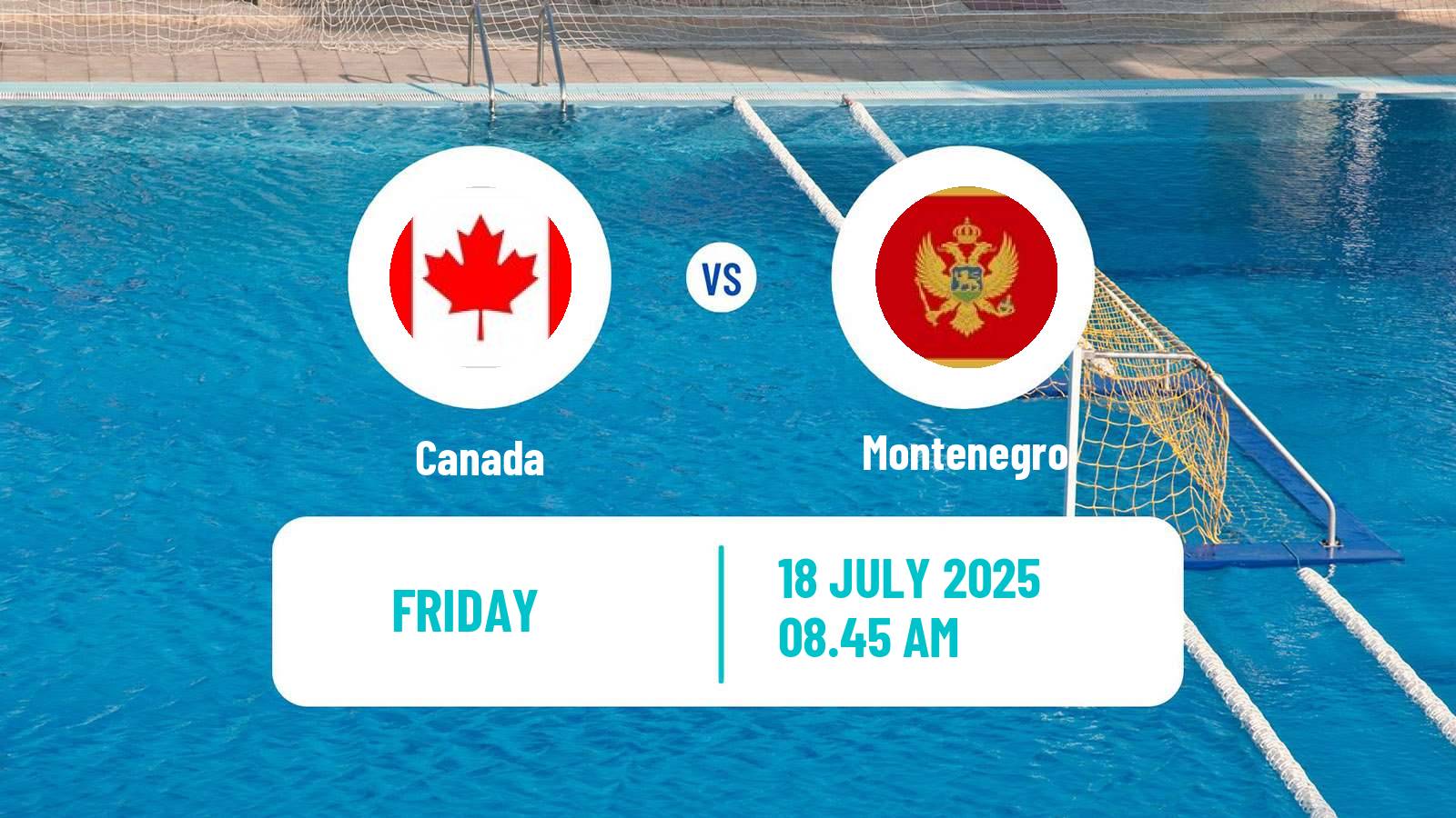 Water polo World Championship Water Polo Canada - Montenegro