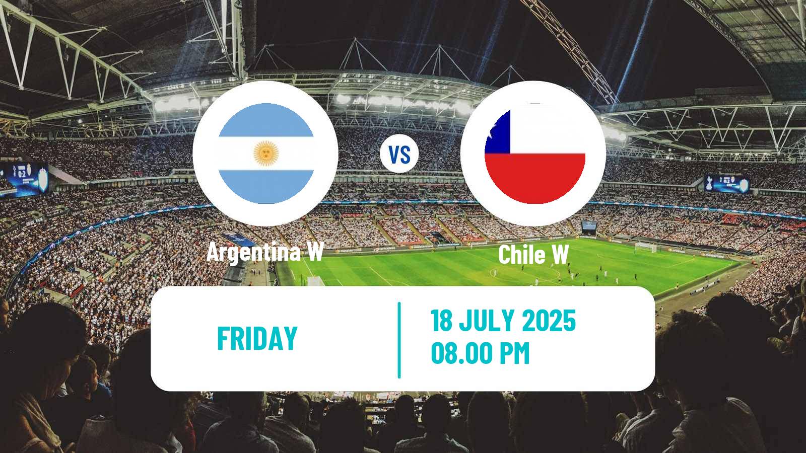 Soccer Copa America Women Argentina W - Chile W