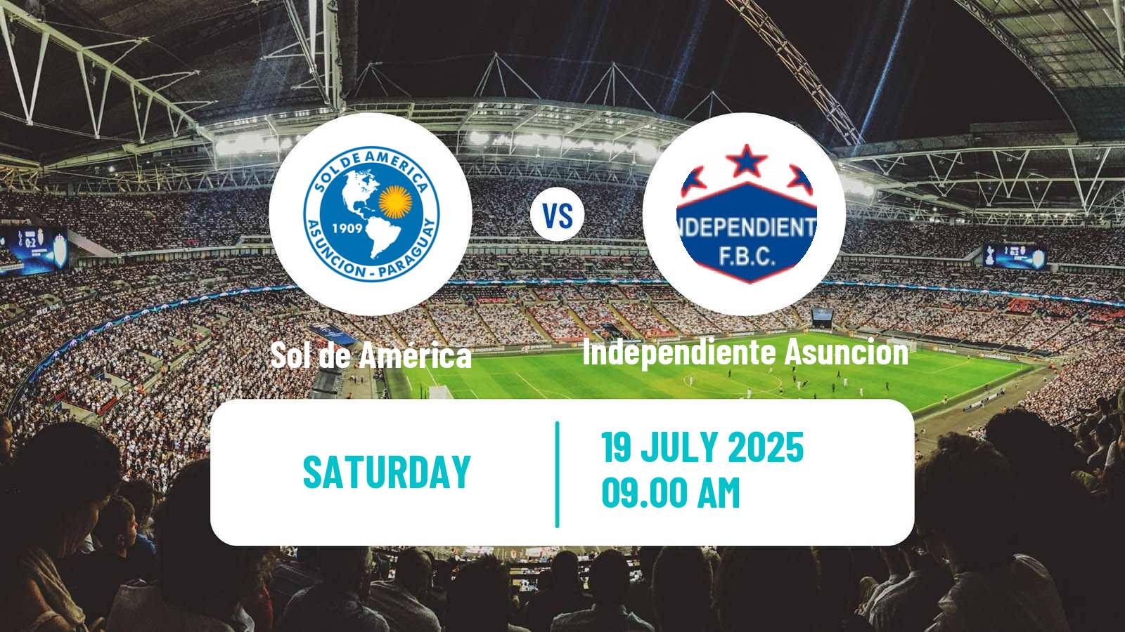 Soccer Paraguayan Division Intermedia Sol de América - Independiente Asuncion