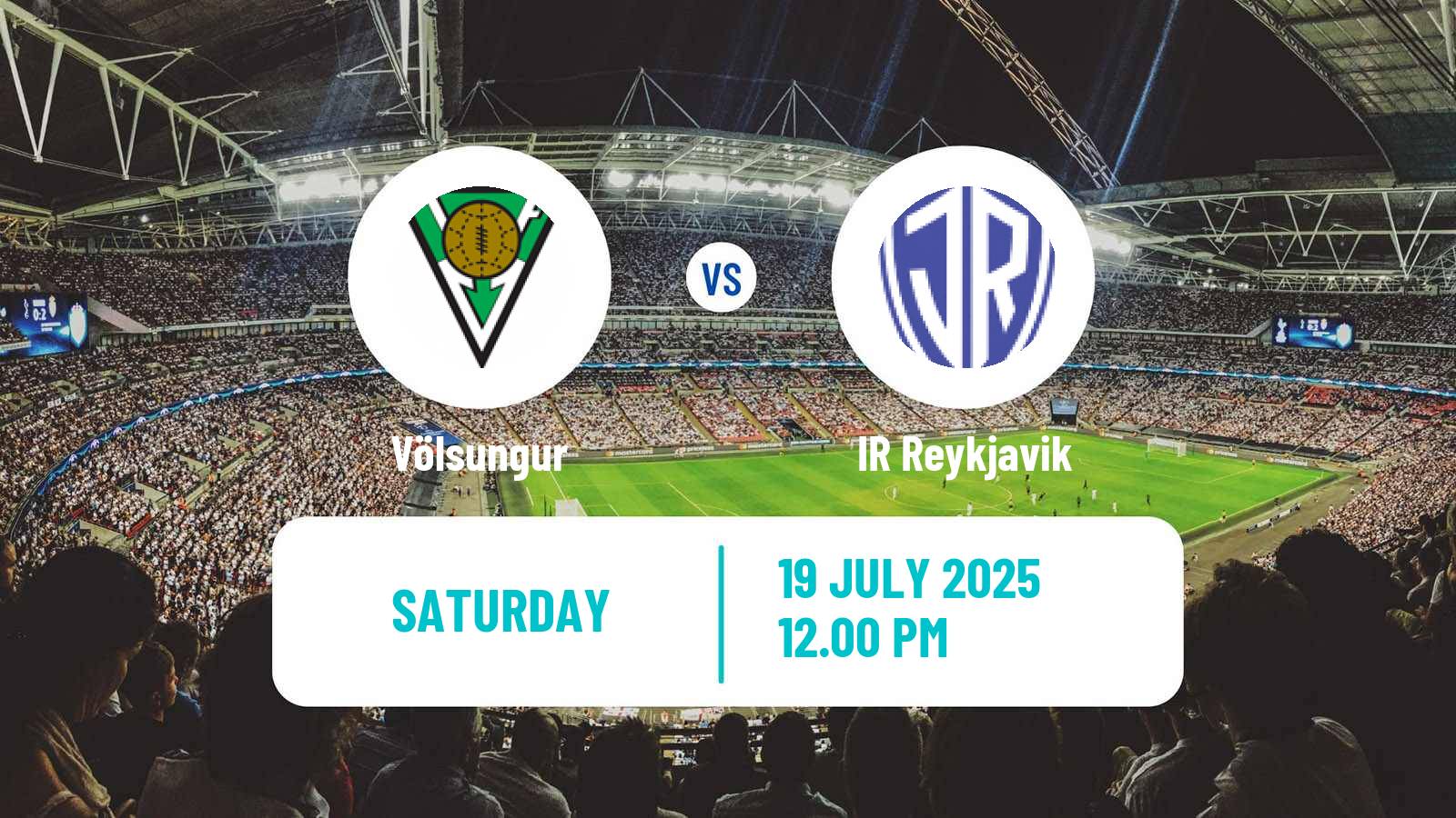Soccer Icelandic Lengjudeildin Völsungur - IR Reykjavik