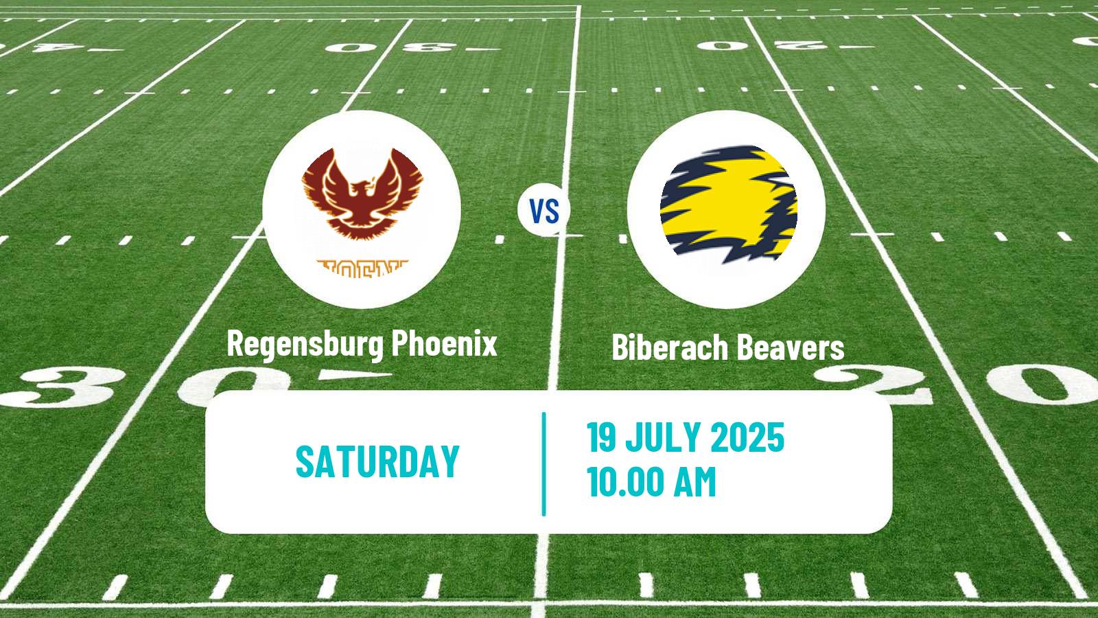 American football German GFL 2 Regensburg Phoenix - Biberach Beavers