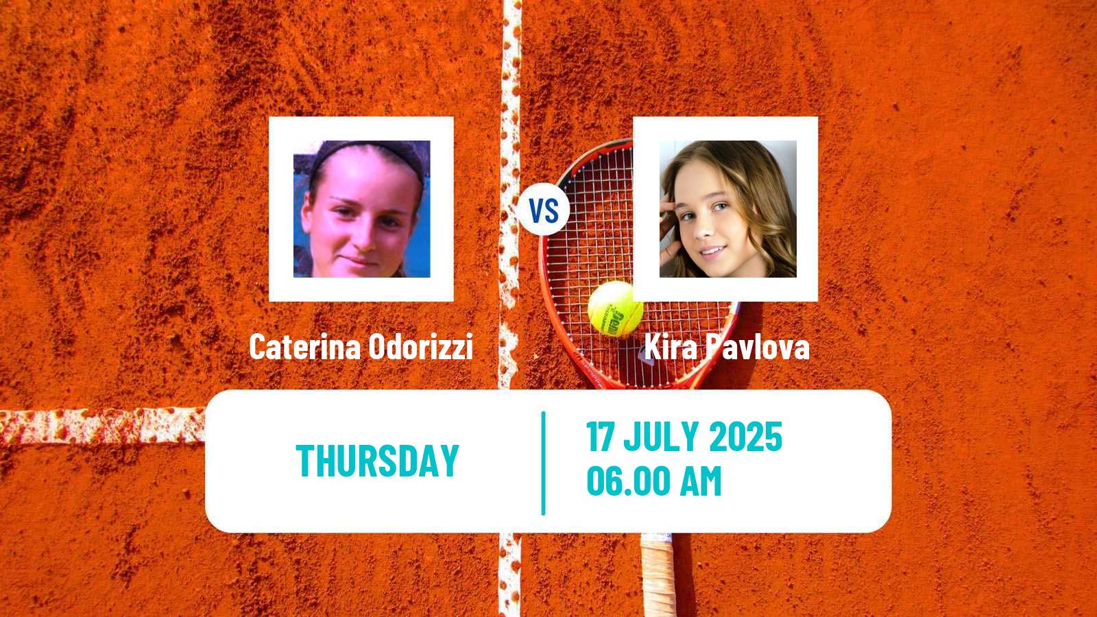 Tennis ITF W15 Hillcrest 2 Women Caterina Odorizzi - Kira Pavlova