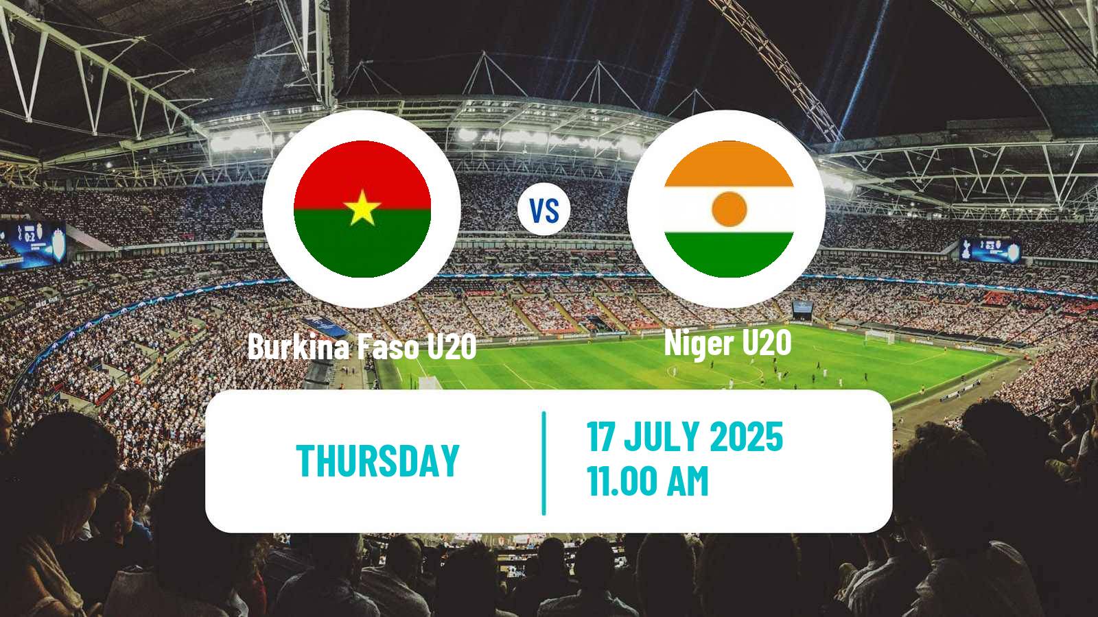 Soccer Friendly Burkina Faso U20 - Niger U20