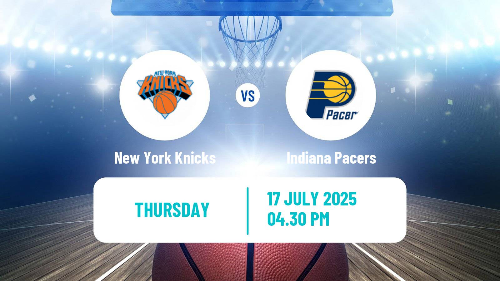Basketball NBA Las Vegas Summer League New York Knicks - Indiana Pacers