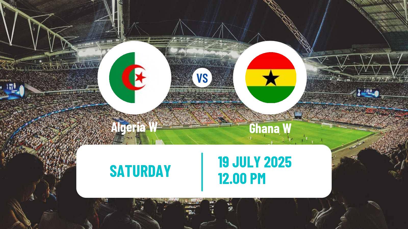 Soccer Africa Cup of Nations Women Algeria W - Ghana W