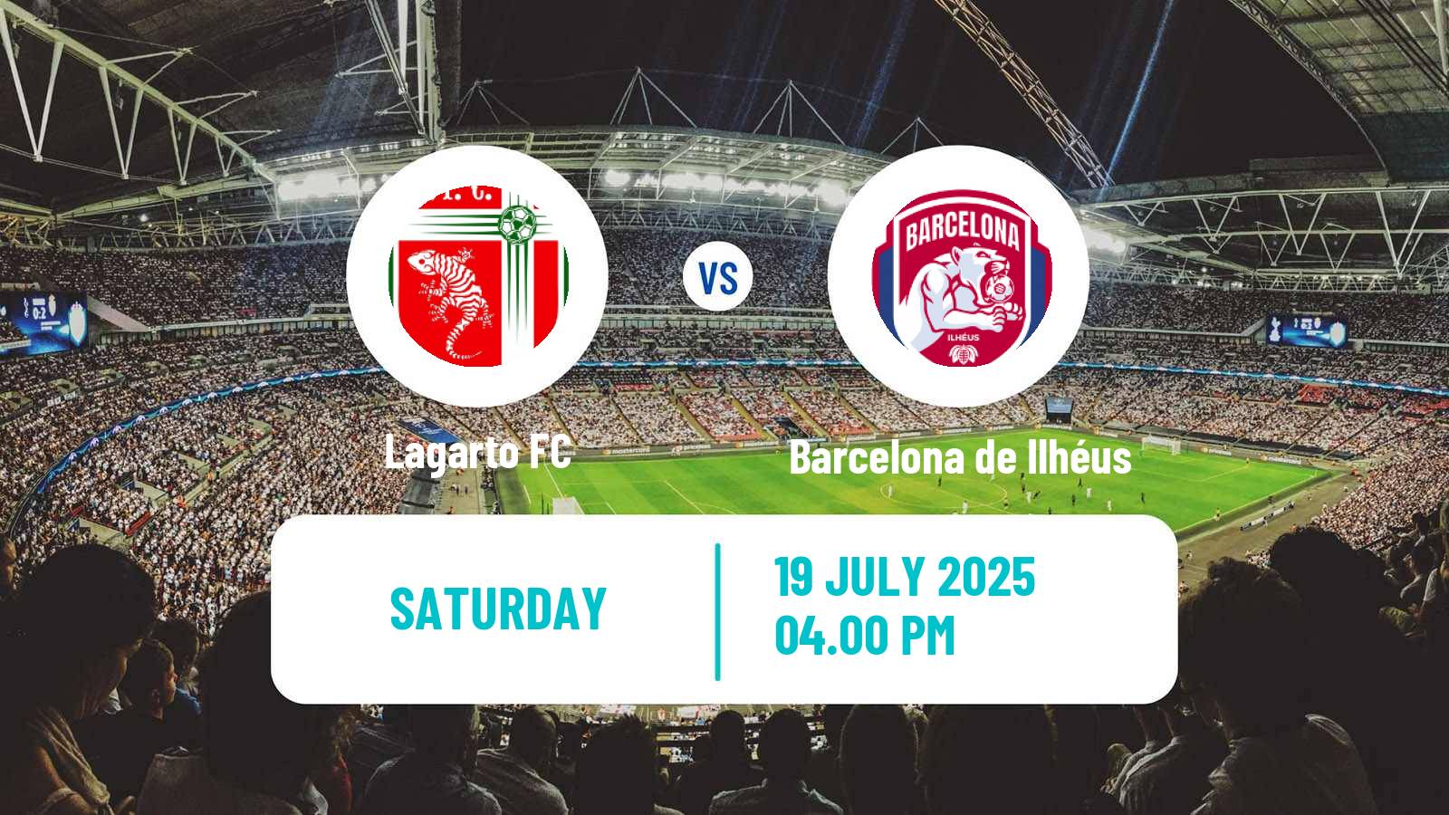 Soccer Brazilian Serie D Lagarto - Barcelona de Ilhéus