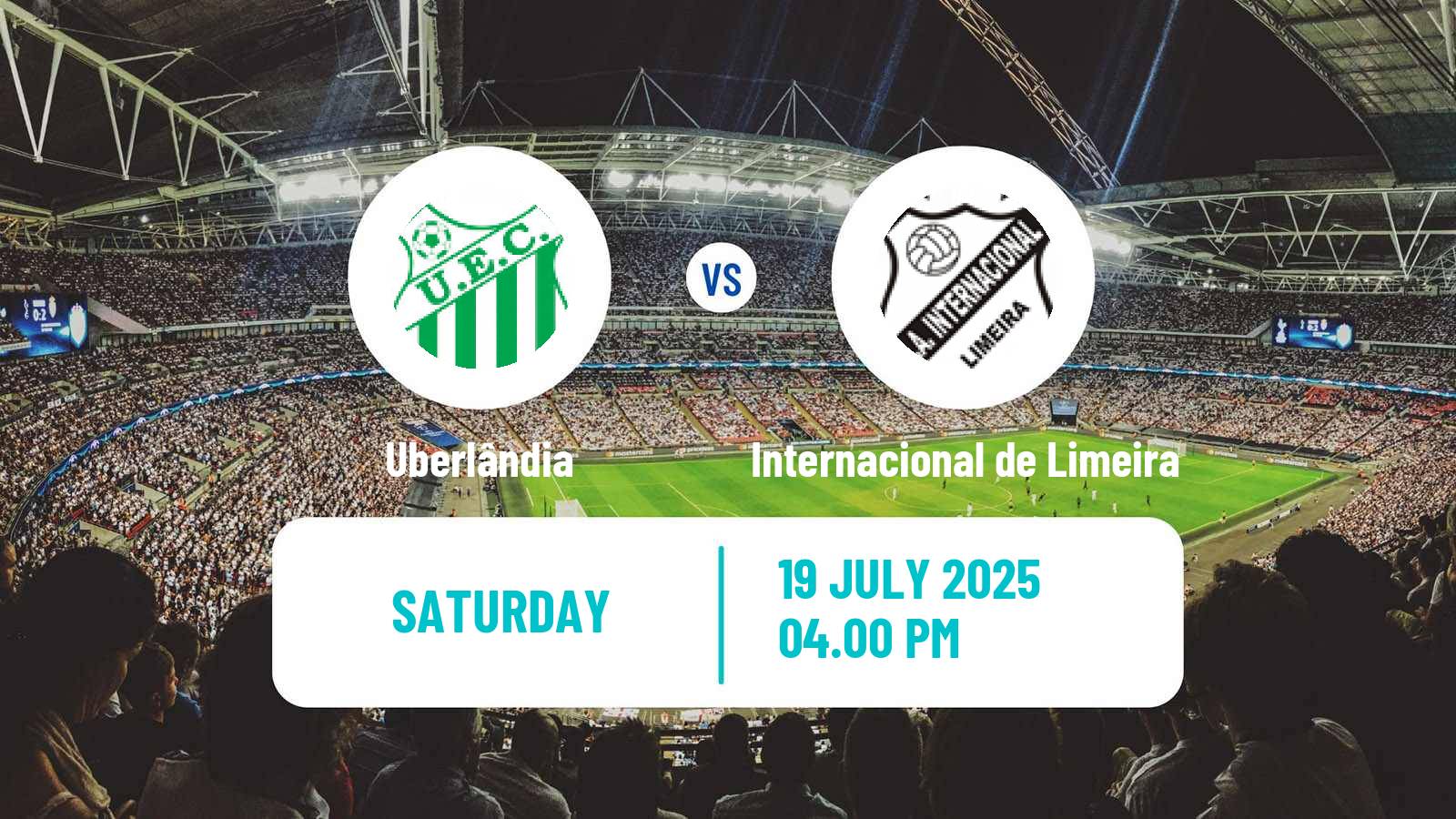 Soccer Brazilian Serie D Uberlândia - Internacional de Limeira