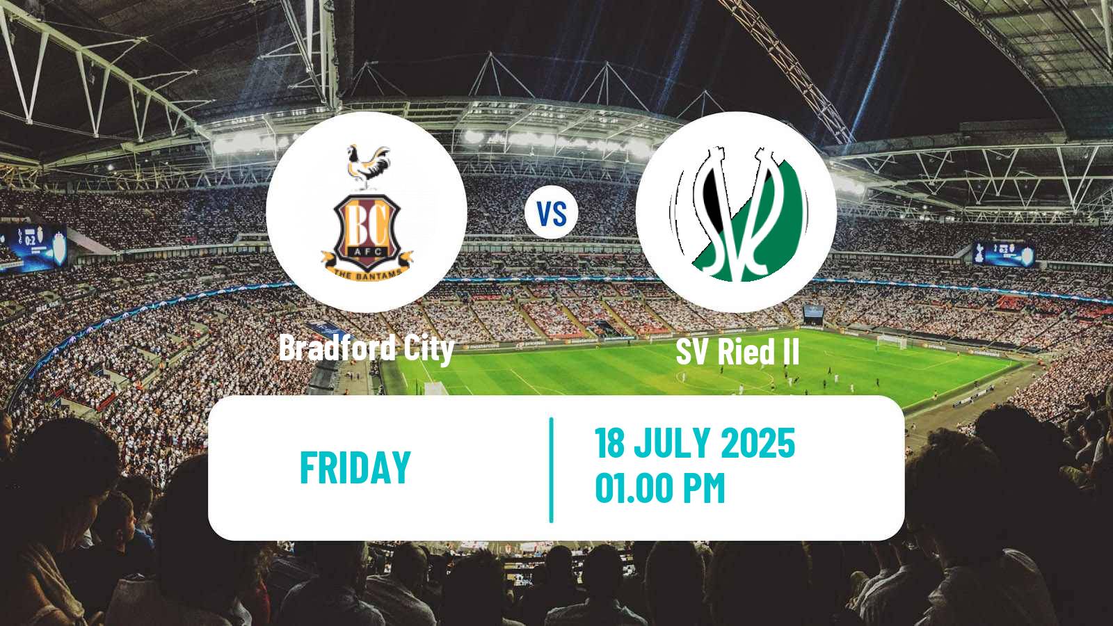 Soccer Club Friendly Bradford City - Ried II