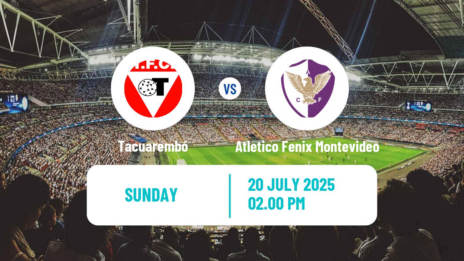Soccer Uruguayan Segunda Division Tacuarembó - Atletico Fenix Montevideo