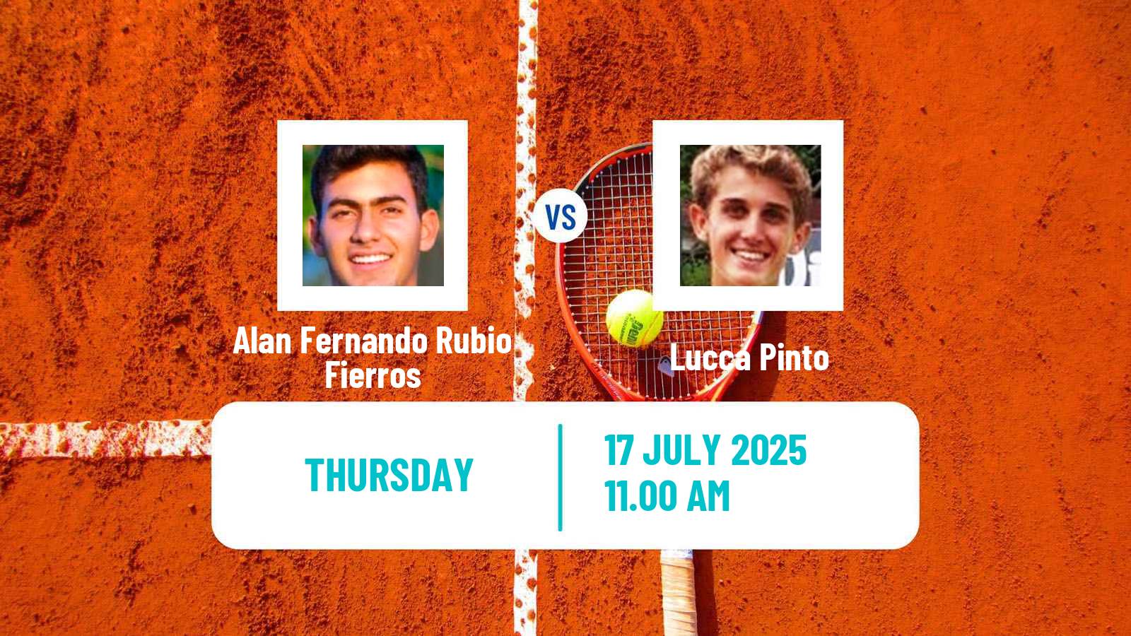 Tennis ITF M15 Santa Tecla Men Alan Fernando Rubio Fierros - Lucca Pinto