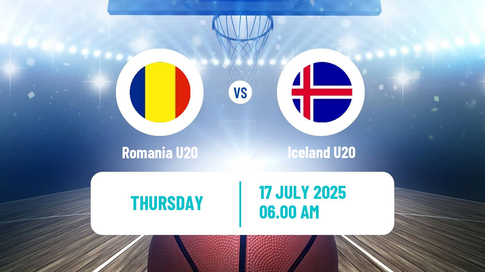 Basketball EuroBasket U20 Romania U20 - Iceland U20