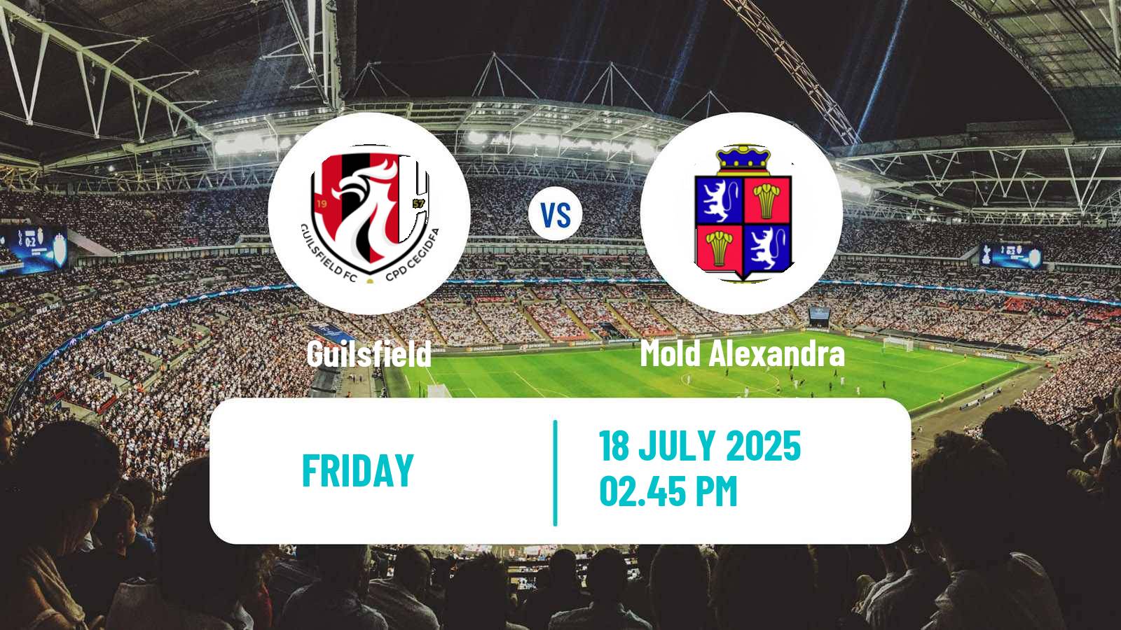 Soccer Welsh League Cup Guilsfield - Mold Alexandra