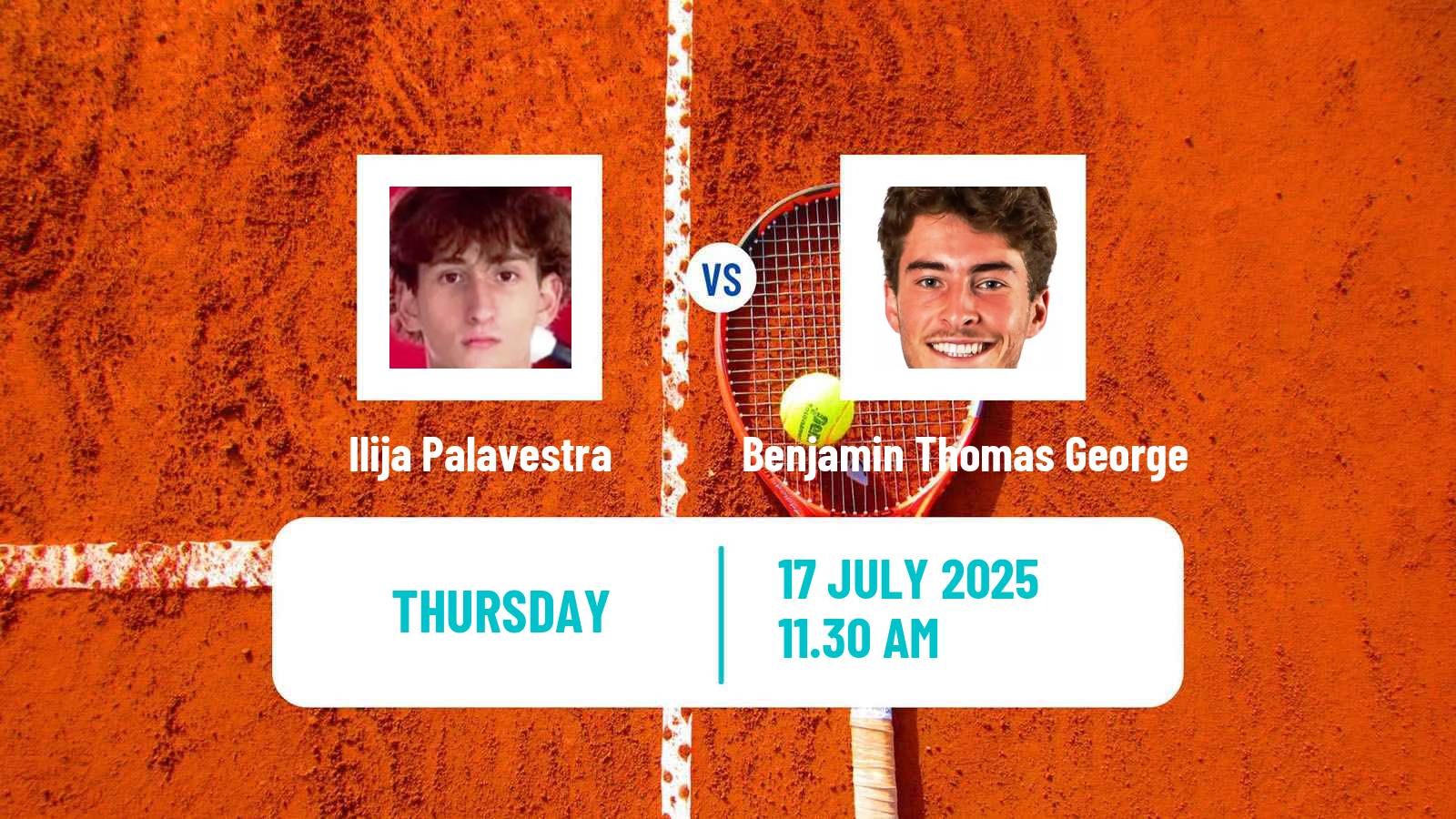 Tennis ITF M15 Rochester Ny Men Ilija Palavestra - Benjamin Thomas George