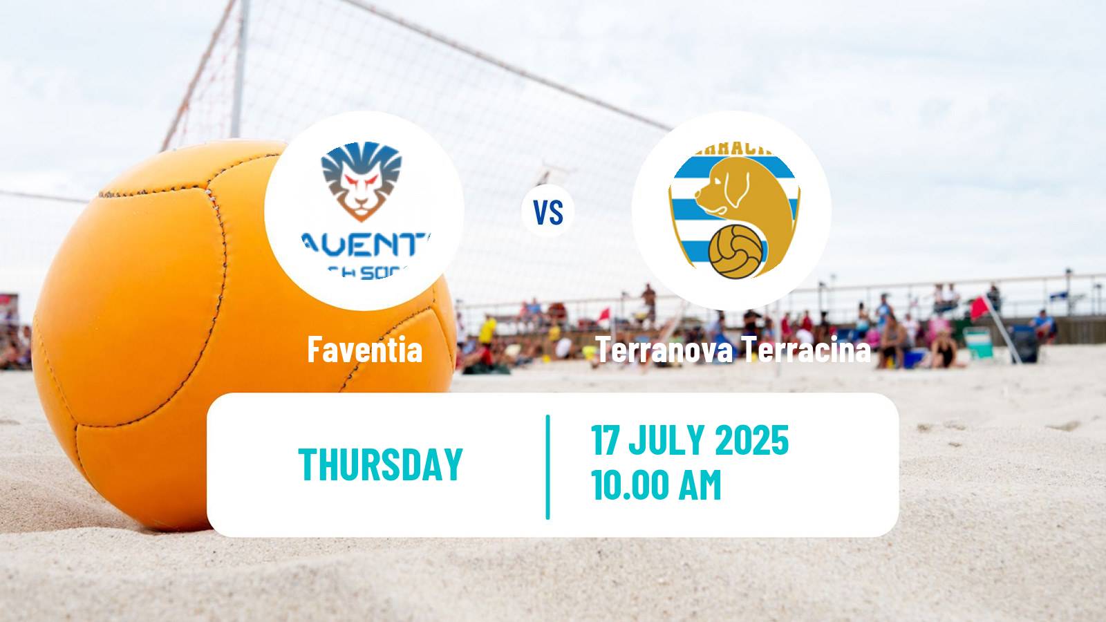 Beach soccer Serie A Faventia - Terranova Terracina