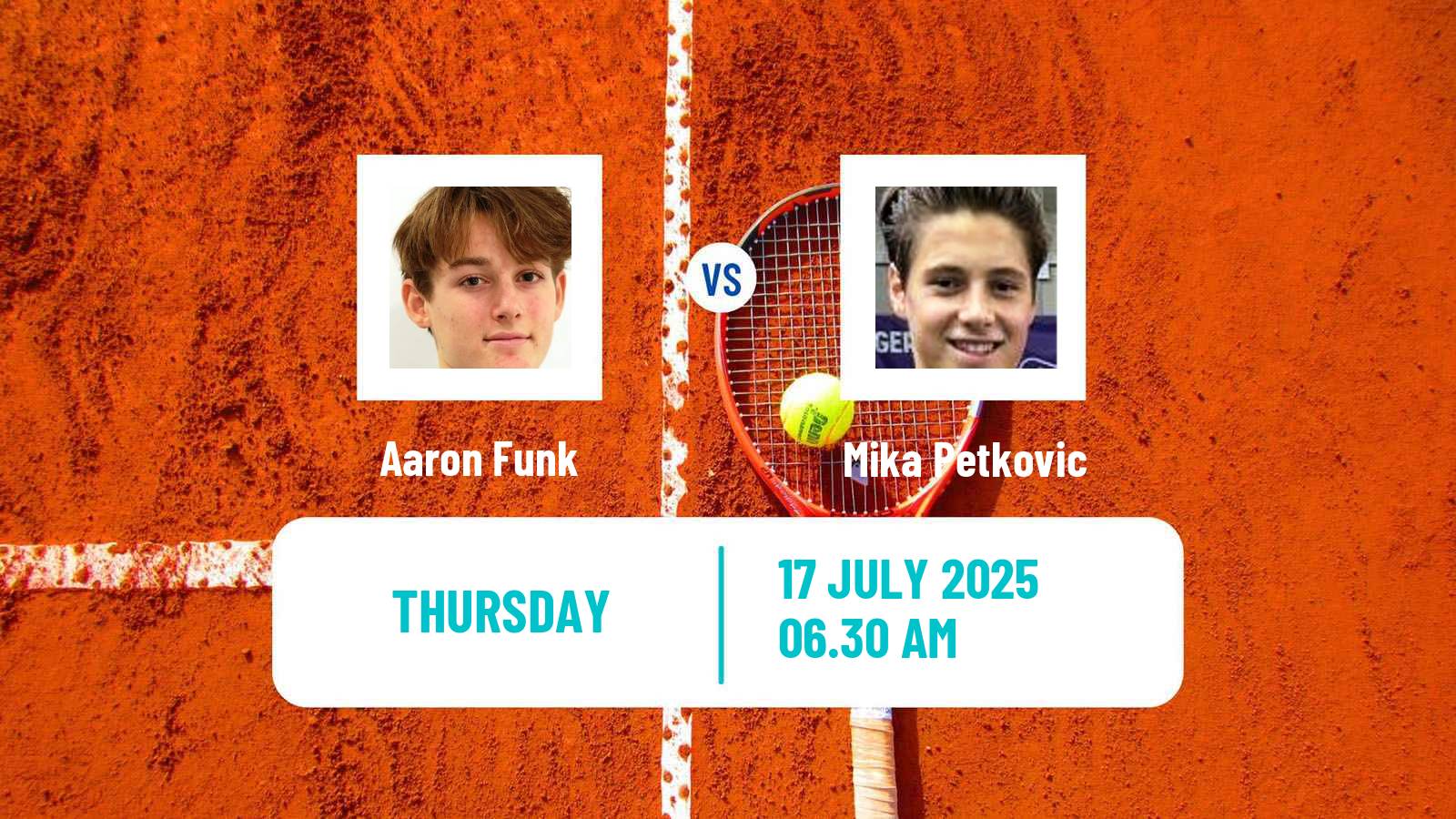 Tennis ITF M15 Uslar Men Aaron Funk - Mika Petkovic