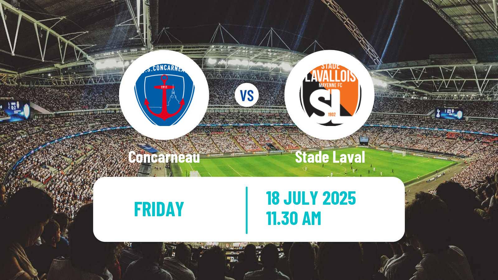 Soccer Club Friendly Concarneau - Laval
