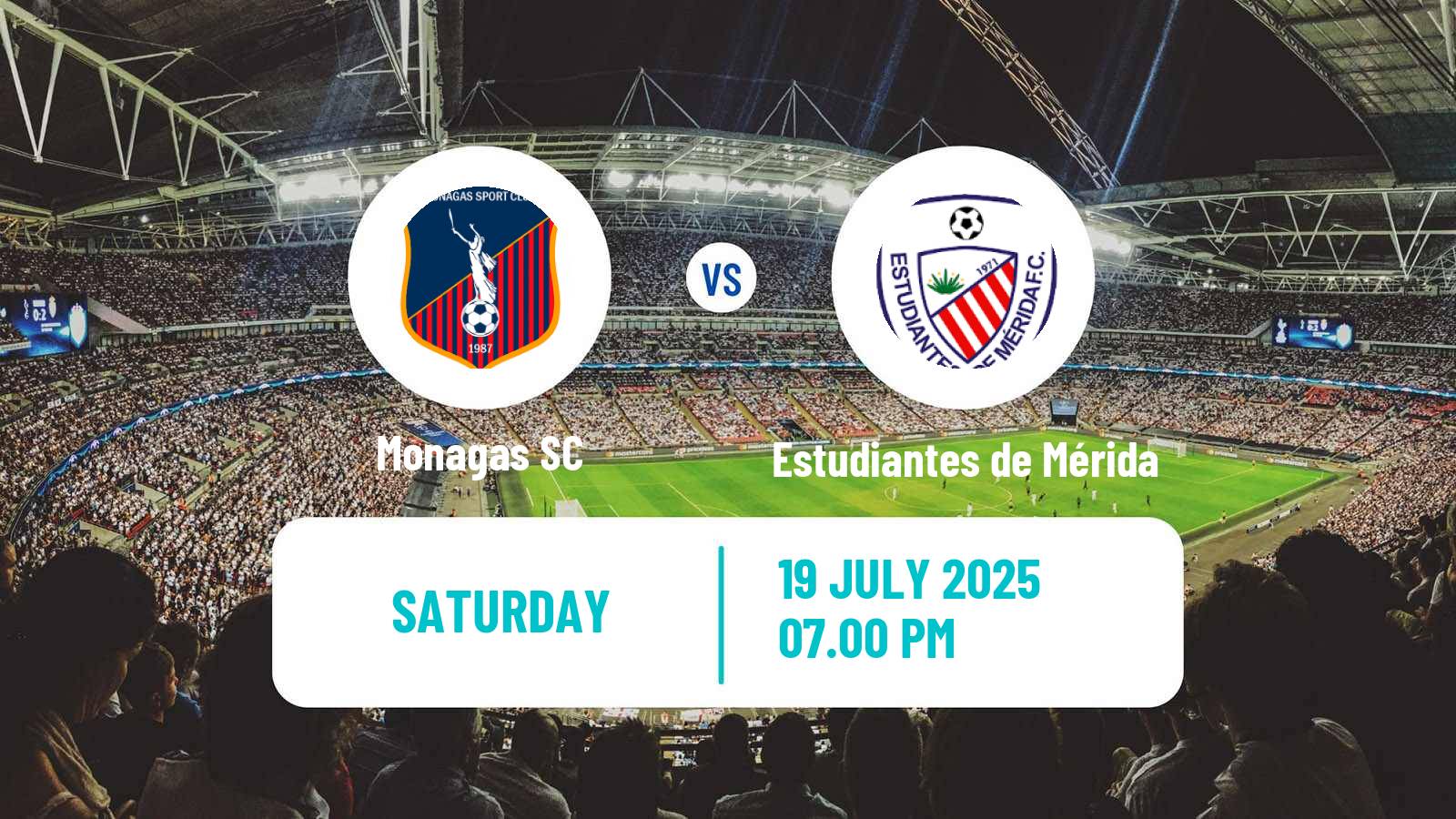 Soccer Venezuelan Primera Division Monagas - Estudiantes de Mérida
