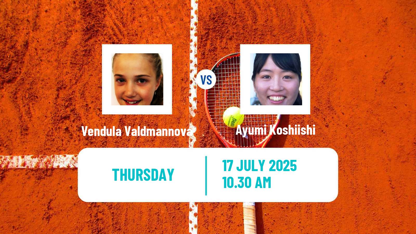 Tennis ITF W50 Nottingham Women Vendula Valdmannova - Ayumi Koshiishi