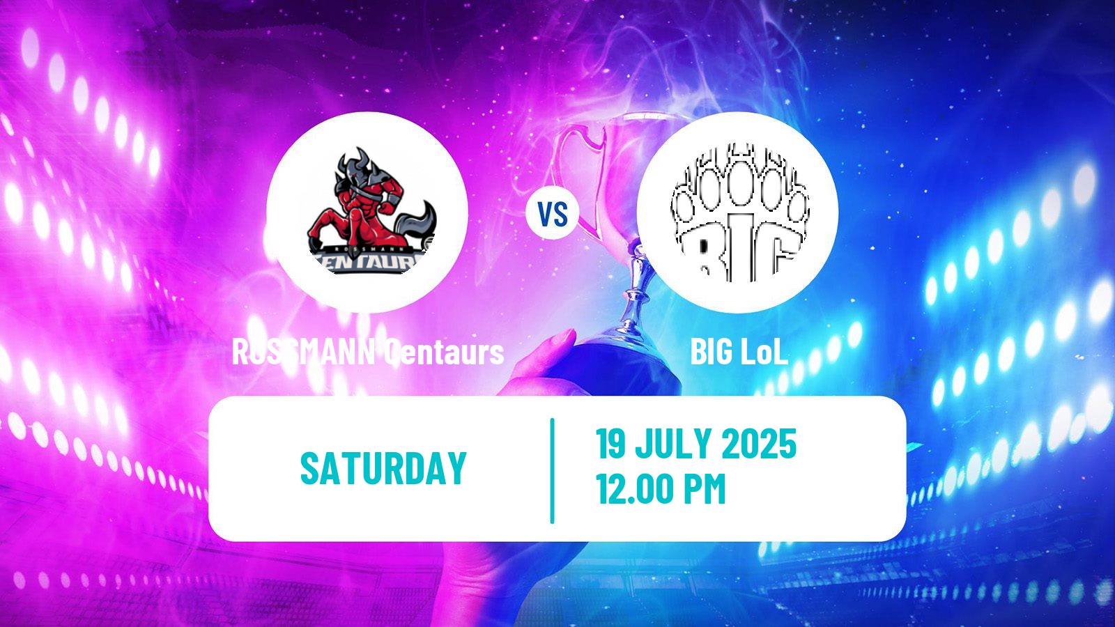 Esports League Of Legends Prime League ROSSMANN Centaurs - BIG