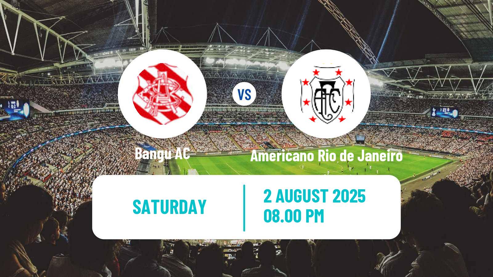 Soccer Brazilian Campeonato Carioca 2 Bangu - Americano Rio de Janeiro
