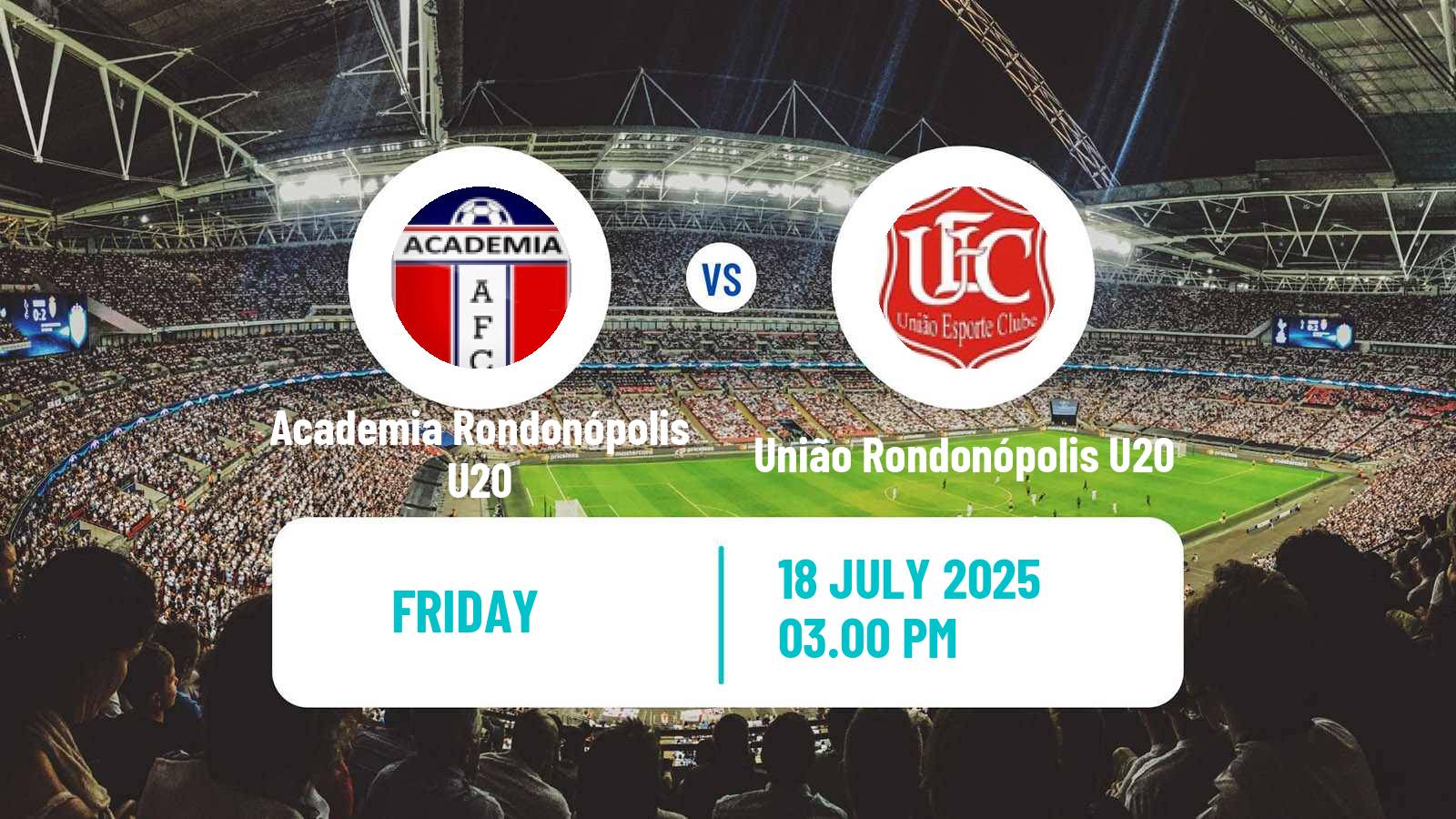 Soccer Brazilian Matogrossense U20 Academia Rondonópolis U20 - União Rondonópolis U20