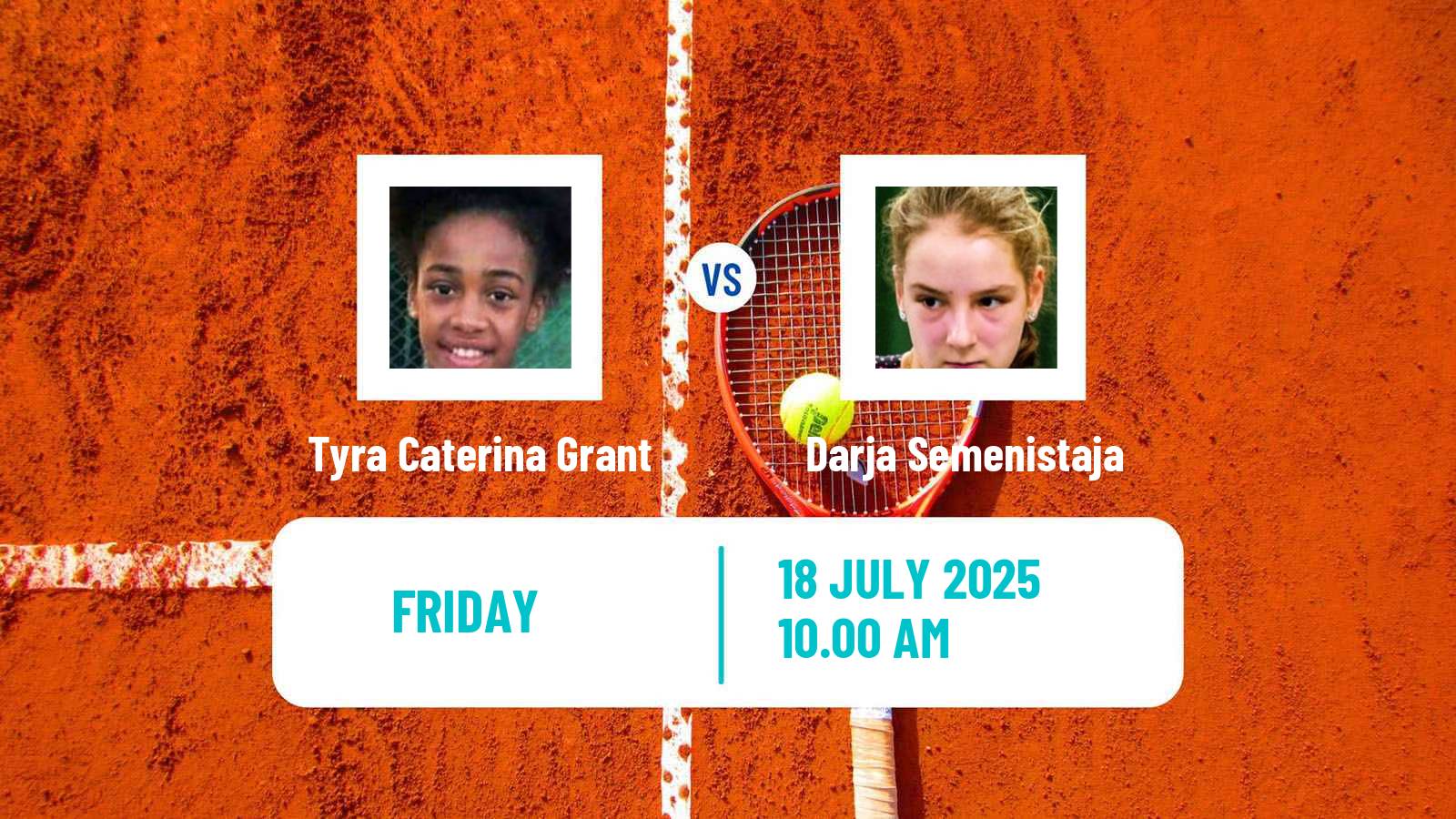 Tennis Rome Challenger Women Tyra Caterina Grant - Darja Semenistaja