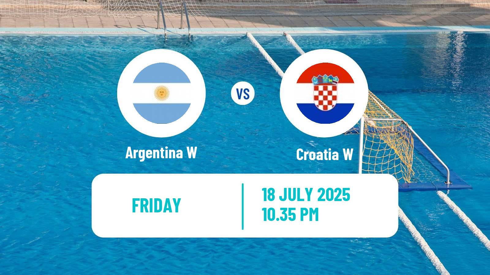 Water polo World Championship Water Polo Women Argentina W - Croatia W