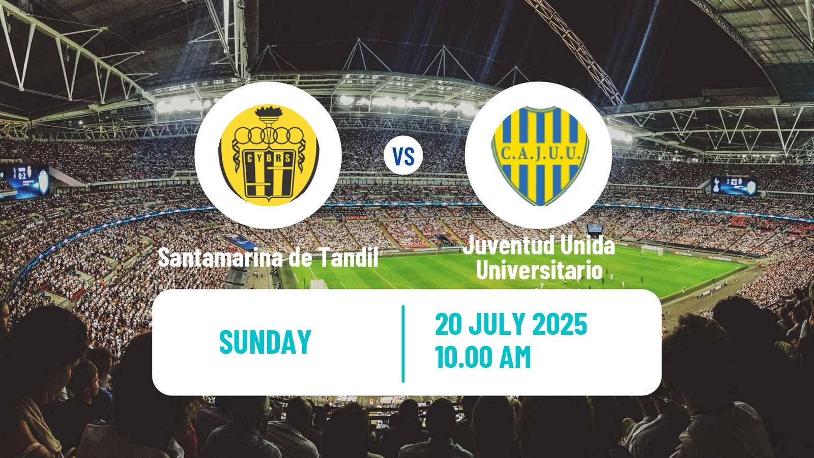 Soccer Argentinian Torneo Federal Santamarina de Tandil - Juventud Unida Universitario