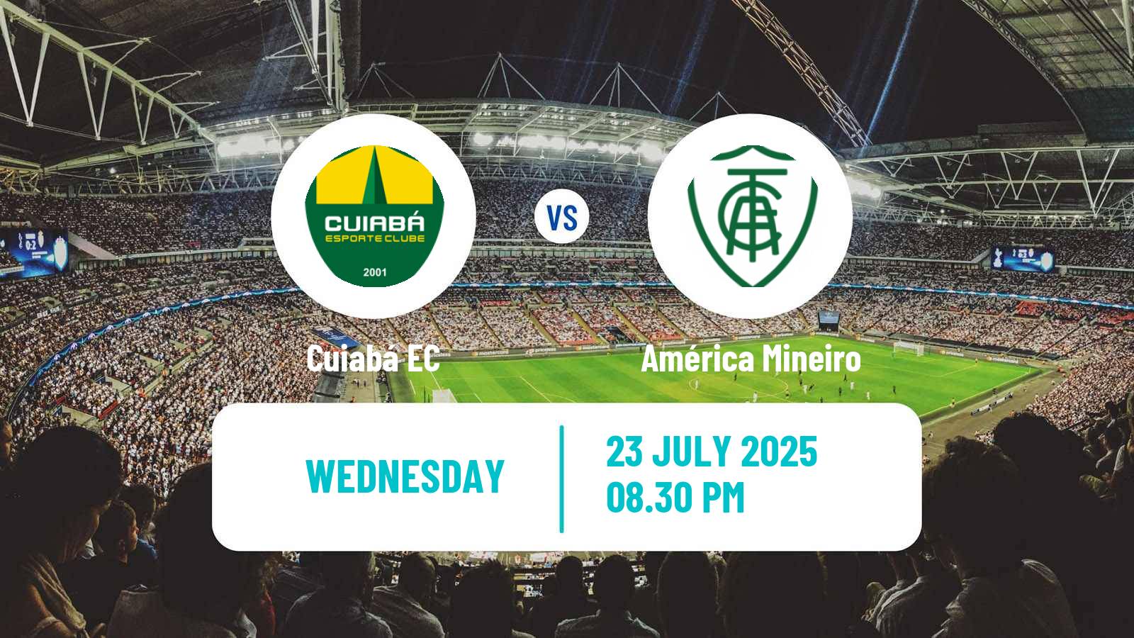 Soccer Brazilian Serie B Cuiabá - América Mineiro