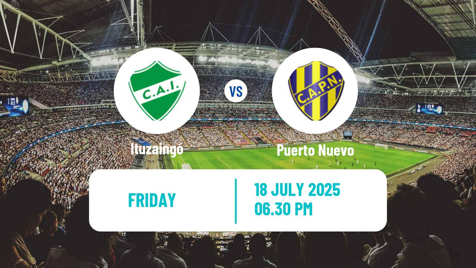 Soccer Argentinian Primera C Ituzaingó - Puerto Nuevo