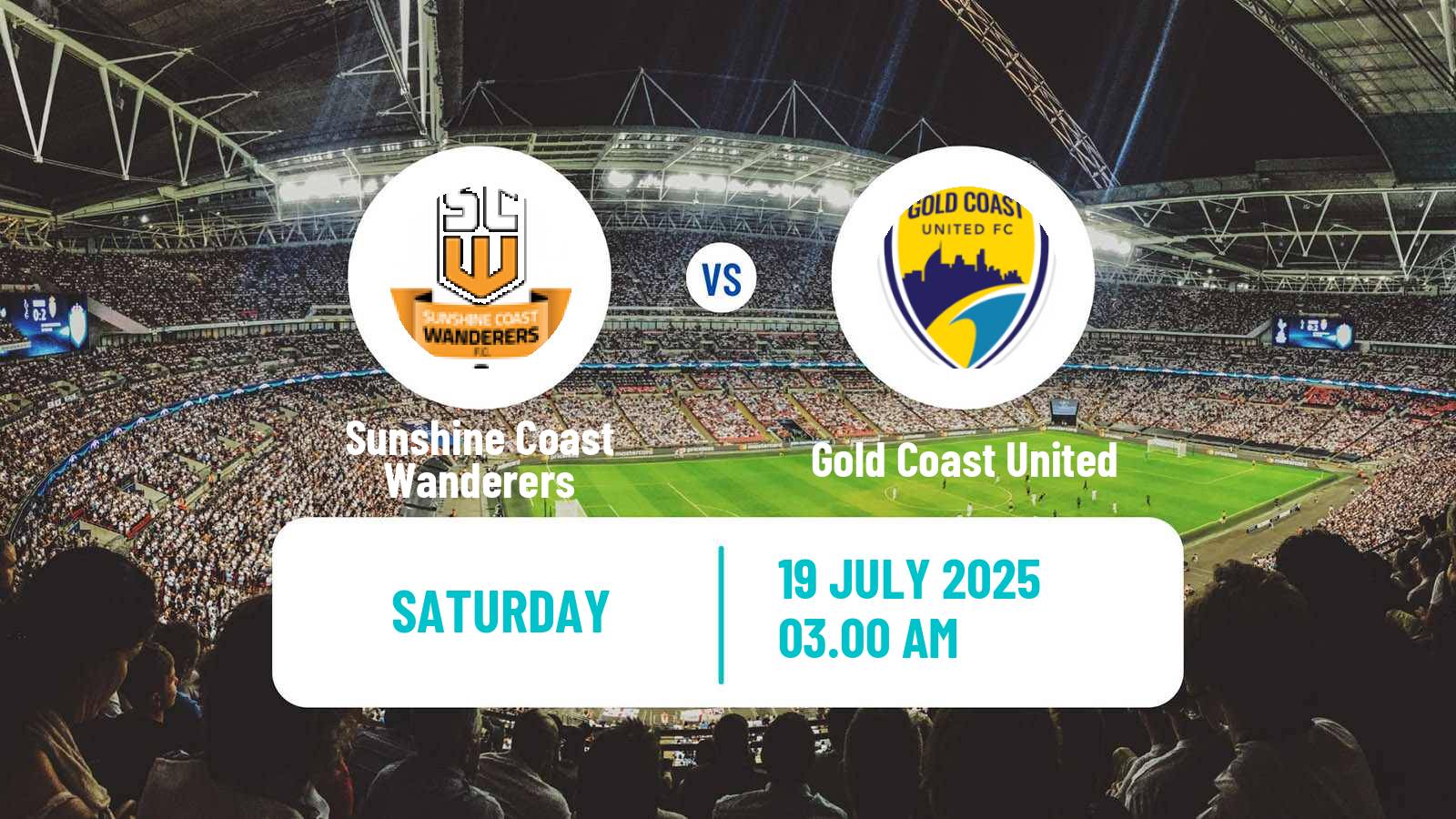 Soccer Australian NPL Queensland Sunshine Coast Wanderers - Gold Coast United