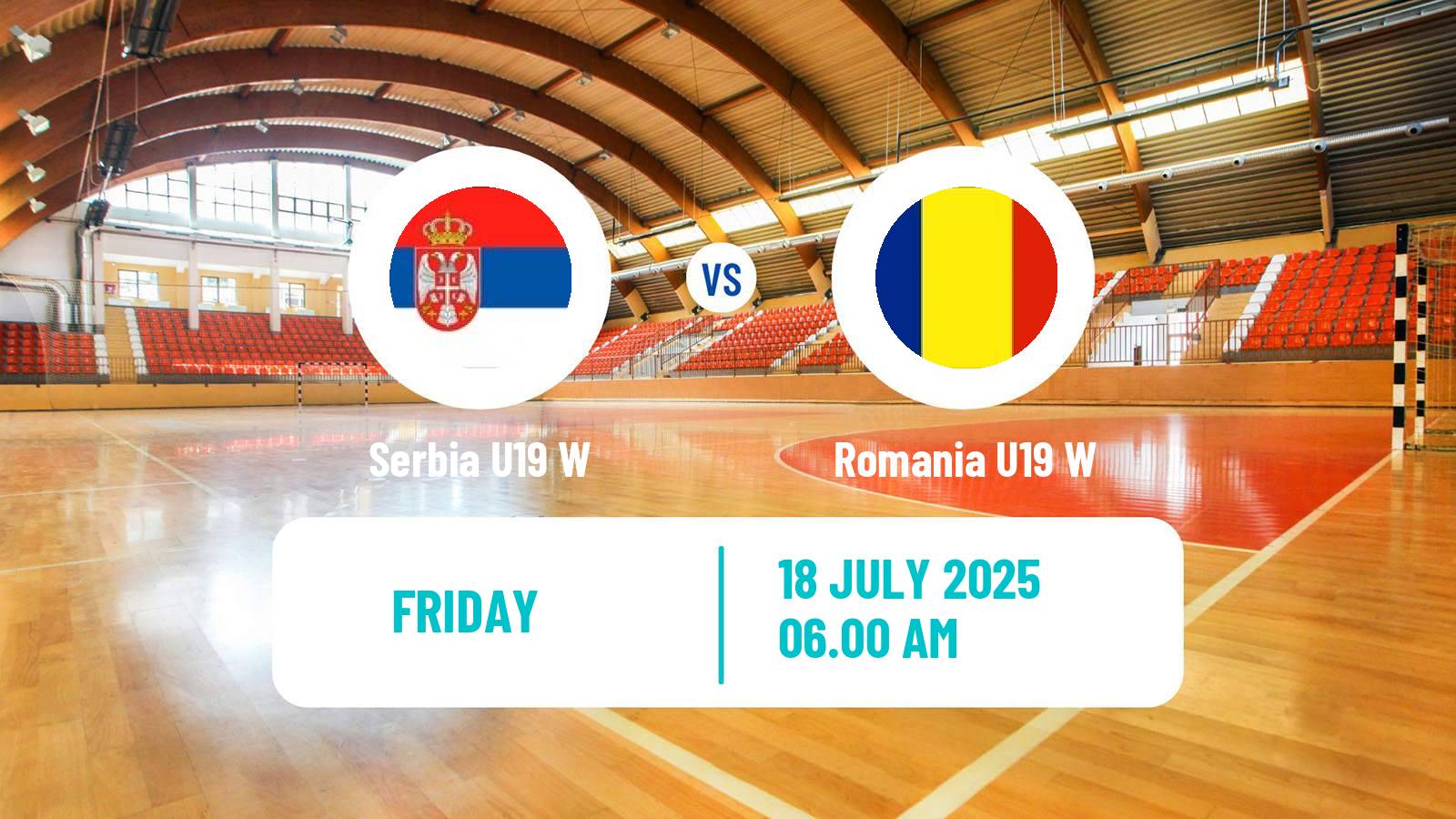 Handball European Championship U19 Handball Women Serbia U19 W - Romania U19 W