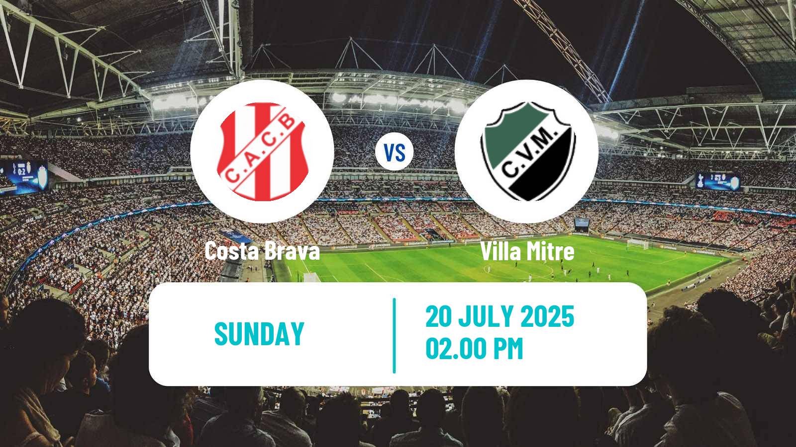 Soccer Argentinian Torneo Federal Costa Brava - Villa Mitre