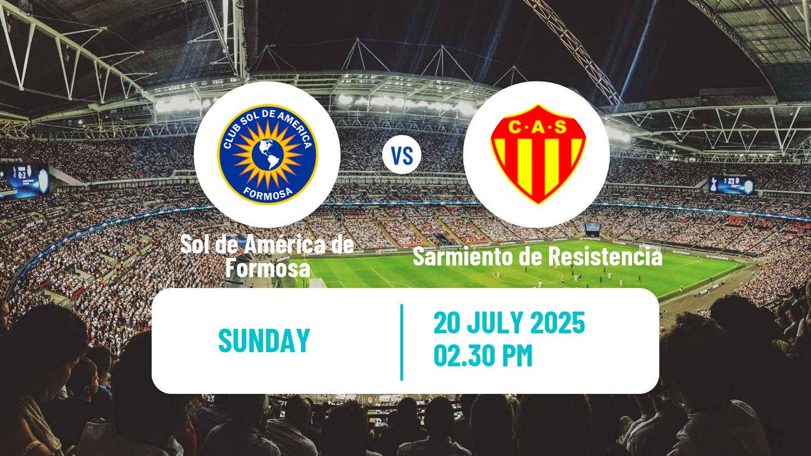 Soccer Argentinian Torneo Federal Sol de América de Formosa - Sarmiento de Resistencia