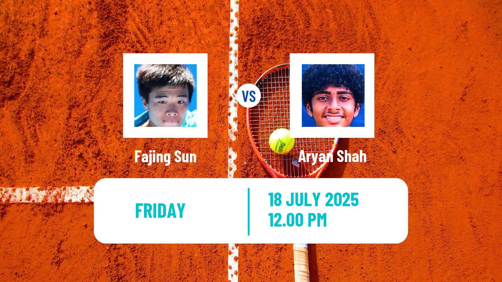 Tennis Pozoblanco Challenger Men Fajing Sun - Aryan Shah
