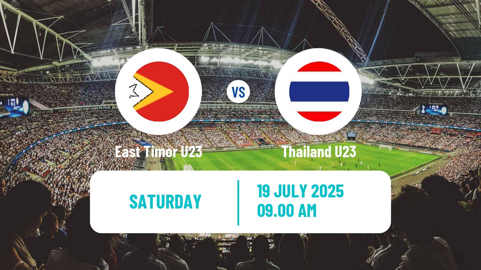 Soccer AFF Championship U23 East Timor U23 - Thailand U23