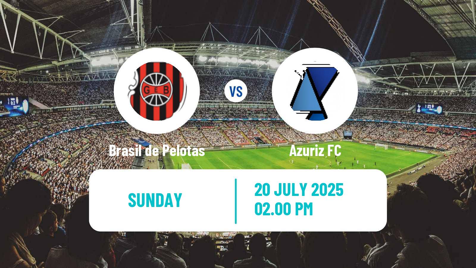 Soccer Brazilian Serie D Brasil de Pelotas - Azuriz