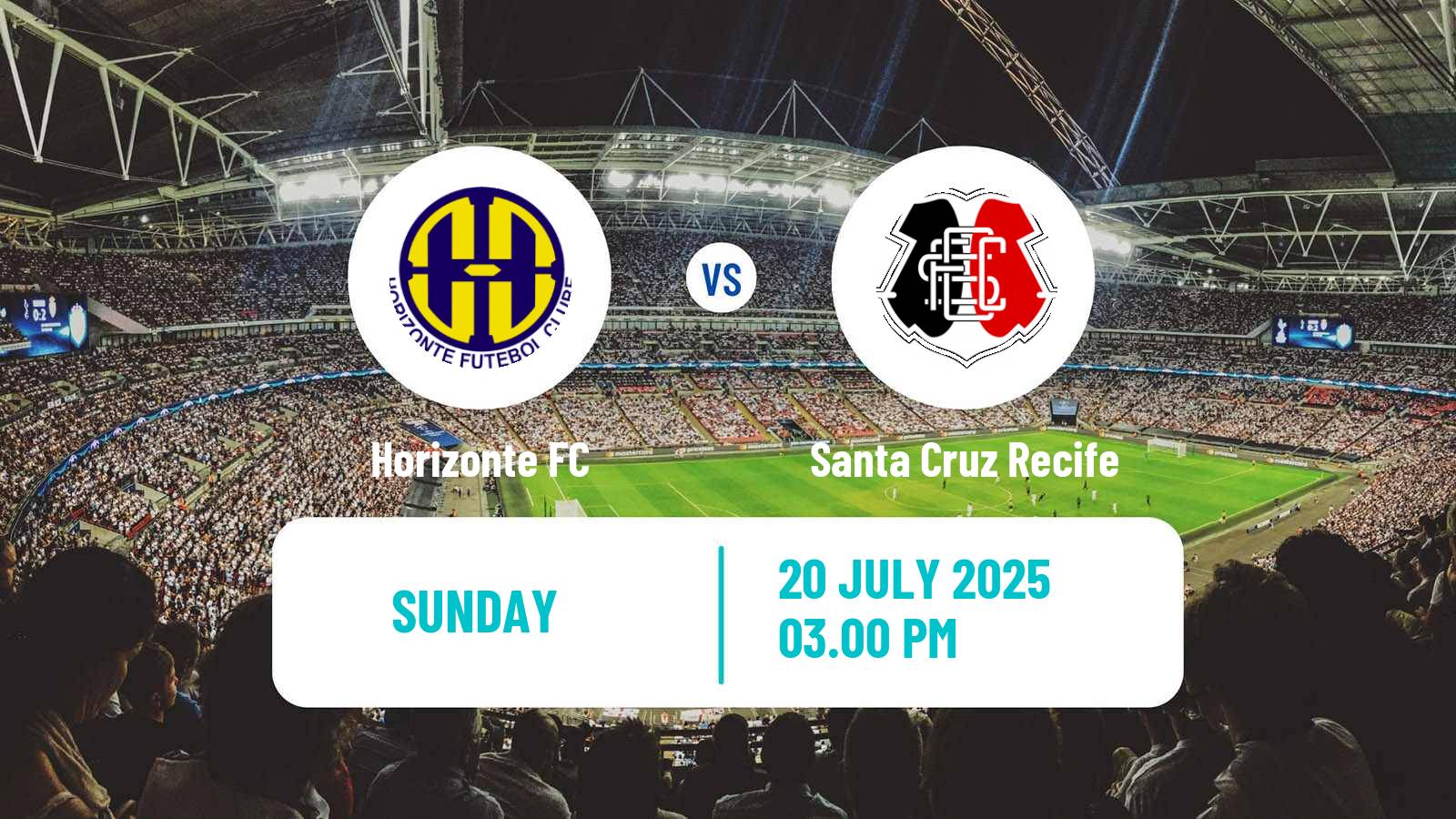 Soccer Brazilian Serie D Horizonte - Santa Cruz Recife
