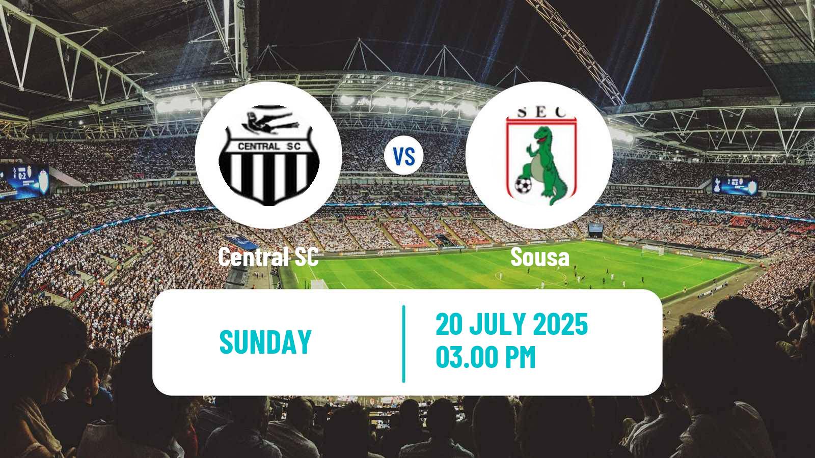 Soccer Brazilian Serie D Central SC - Sousa