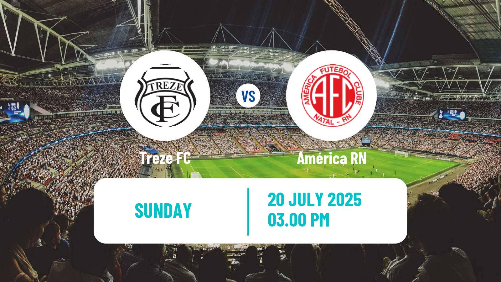 Soccer Brazilian Serie D Treze - América RN