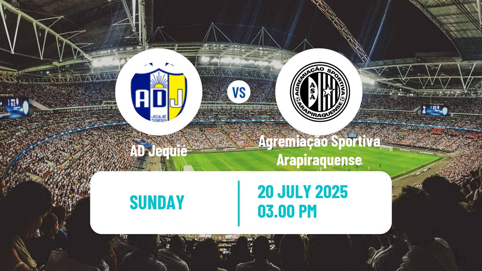 Soccer Brazilian Serie D Jequié - Agremiação Sportiva Arapiraquense
