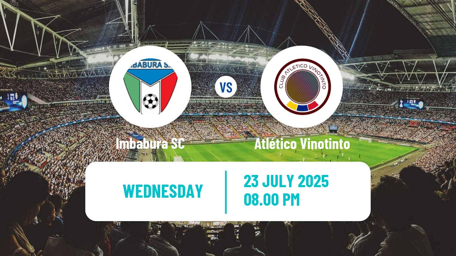 Soccer Ecuadorian Serie B Imbabura - Atlético Vinotinto