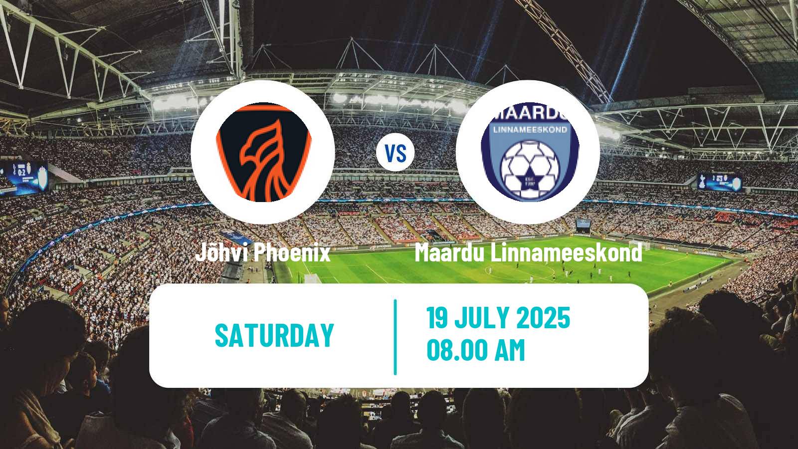 Soccer Estonian Esiliiga B Jõhvi Phoenix - Maardu Linnameeskond