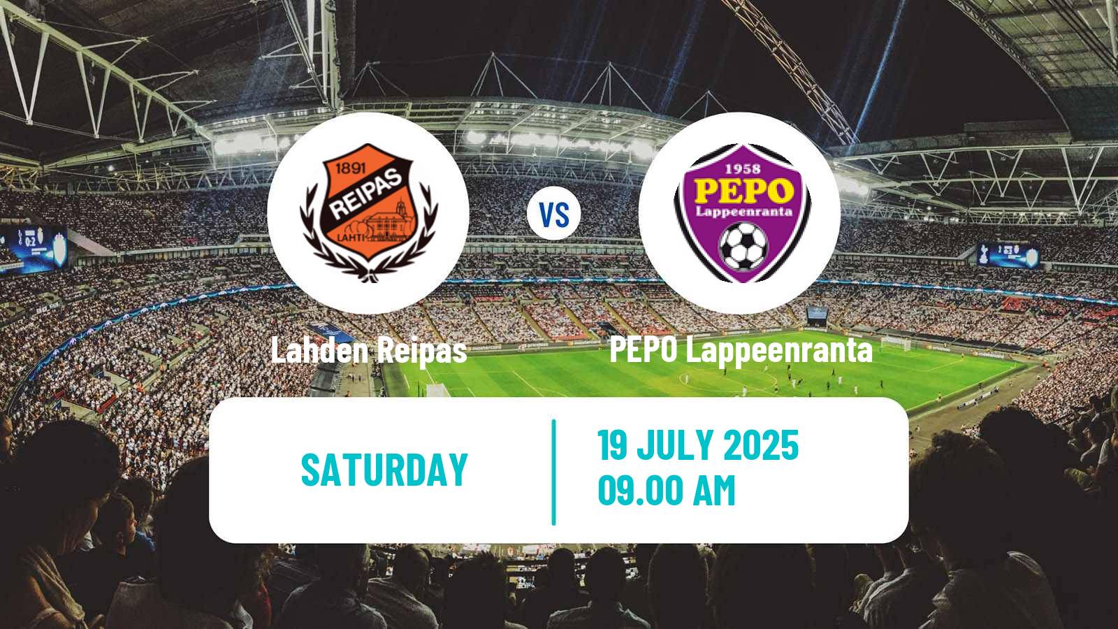 Soccer Finnish Kakkonen Group A Lahden Reipas - PEPO Lappeenranta