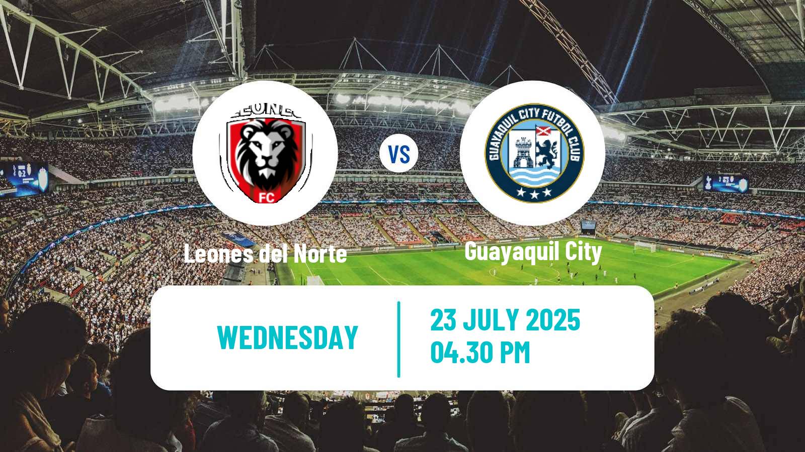 Soccer Ecuadorian Serie B Leones del Norte - Guayaquil City